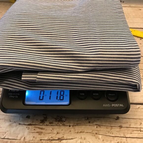 Lane Bryant Womens Striped Blue White Belted Pencil Skirt Sz 22 - Picture 13 of 15